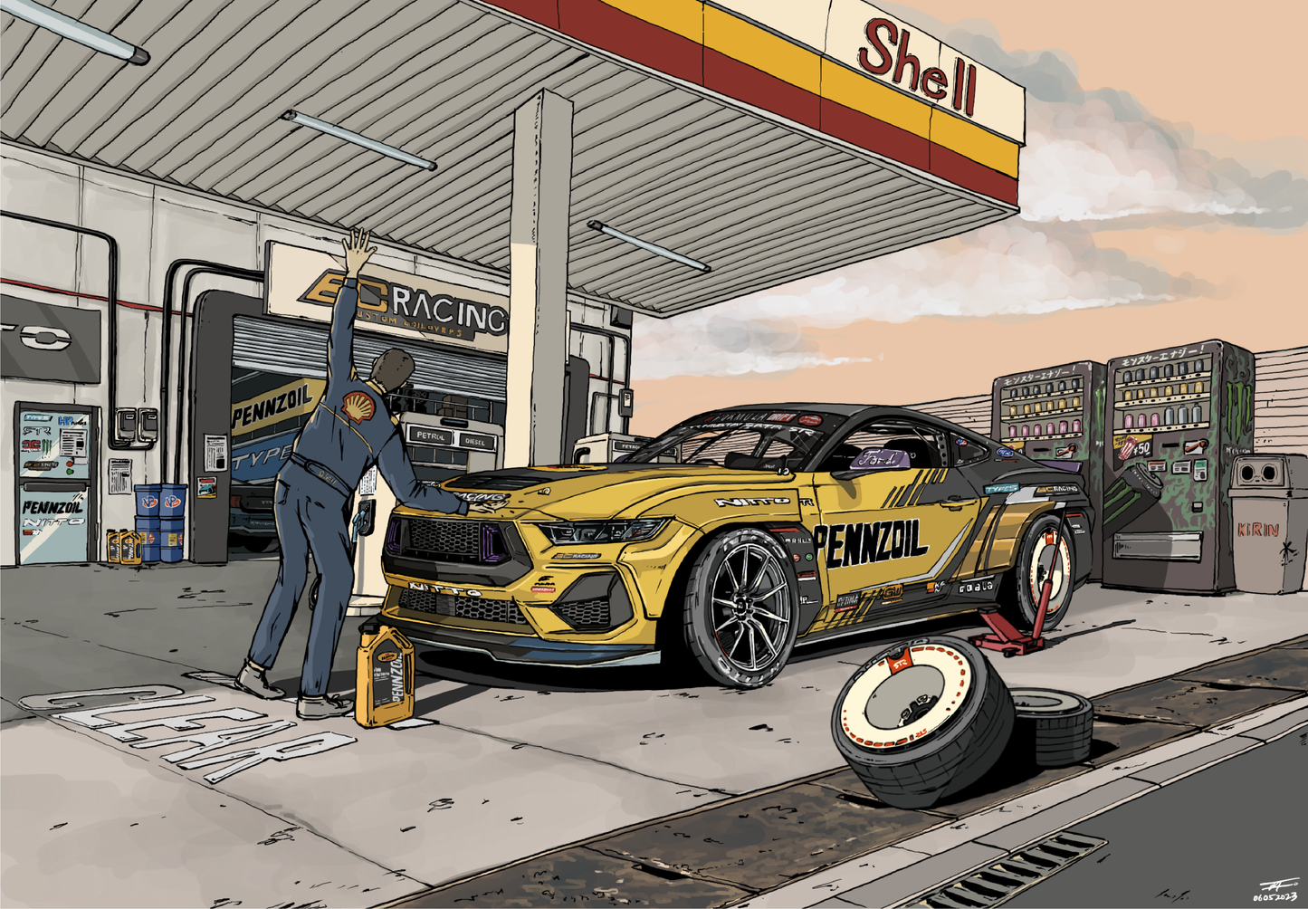 Ford Mustang Spec 5D poster